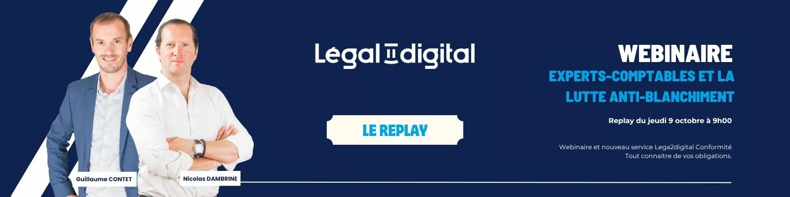 Replay du webinaire sur la lutte anti-blanchiment Legal2digital